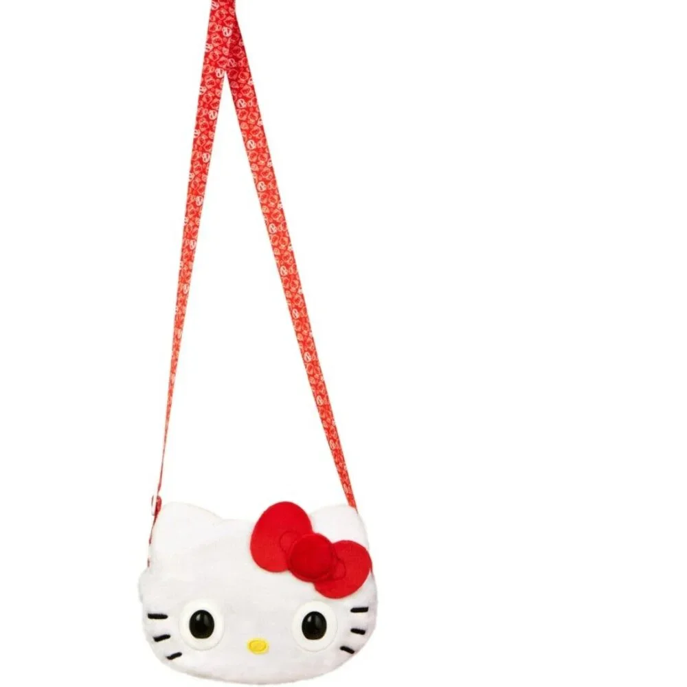 NEW Hello Kitty Sanrio Purse Pets w/ 30 Sounds Blinking Eyes Crossbody Bag Inter